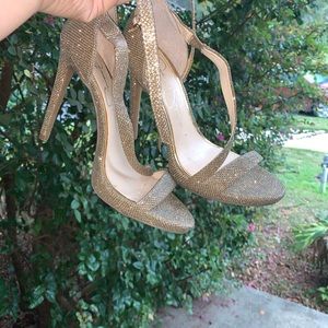 Gold Jessica Simpson Heels